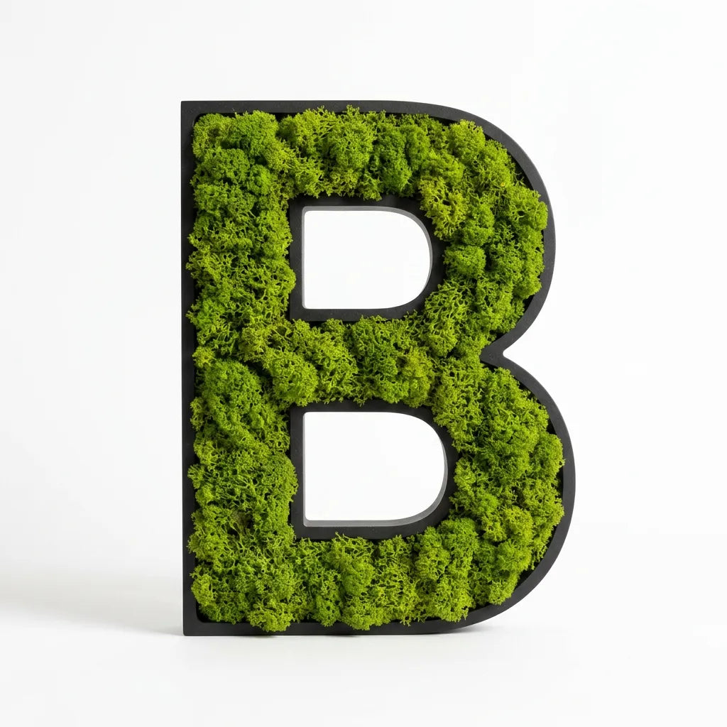 Moos-Buchstabe B