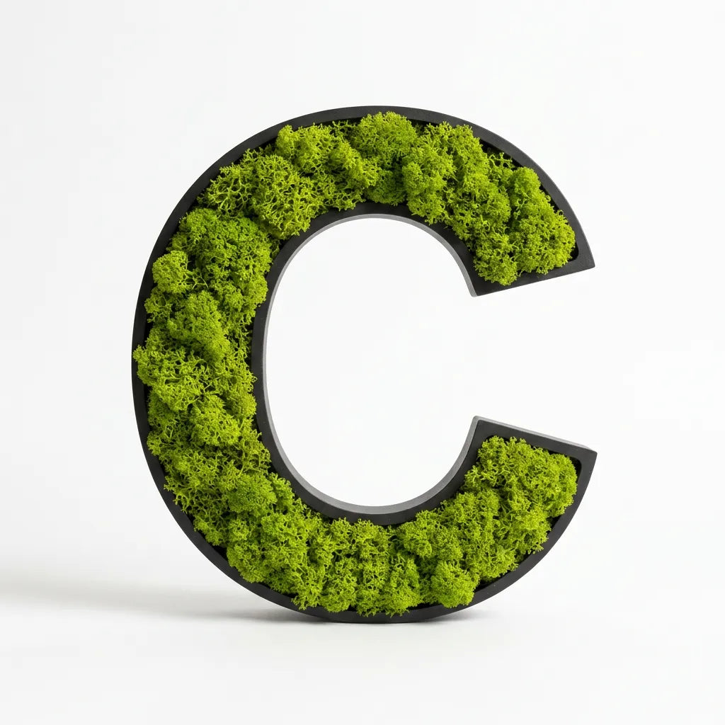 Moos-Buchstabe C